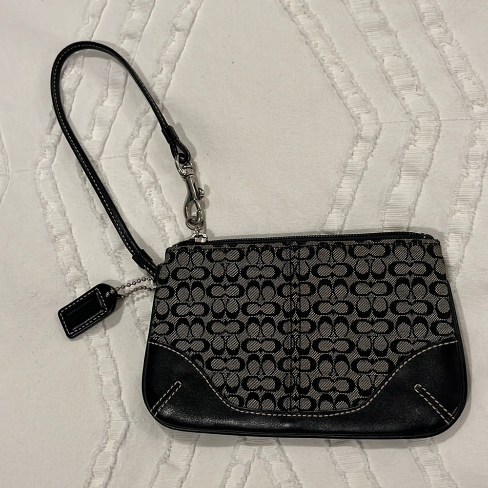 Coach Signature Wristlet